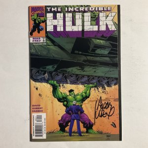 Incredble Hulk 462 1998 Signed by Adam Kubert Marvel NM near mint