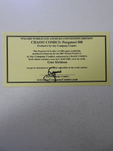 Purgatori #4 Jay Company Comics Variant (2006) VF/NM Condition! W/ COA!