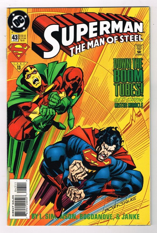 Superman: The Man of Steel #43 (1995) DC Comics