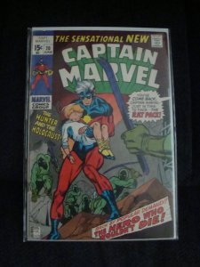 Captain Marvel #20 Roy Thomas Story Gil Kane Cover & Art Captain America Hulk