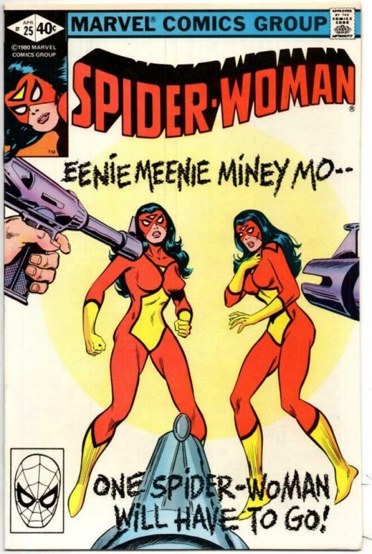 SPIDER-WOMAN #25 VF/NM, Free a Felon, 1978 1980 Marvel Bronze age