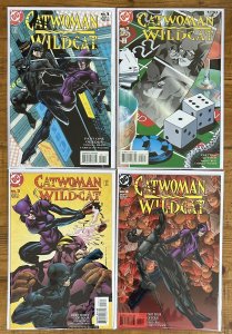 Catwoman Wildcat #1,2,3,4 DC Comics 1998 Complete Set Lot NM