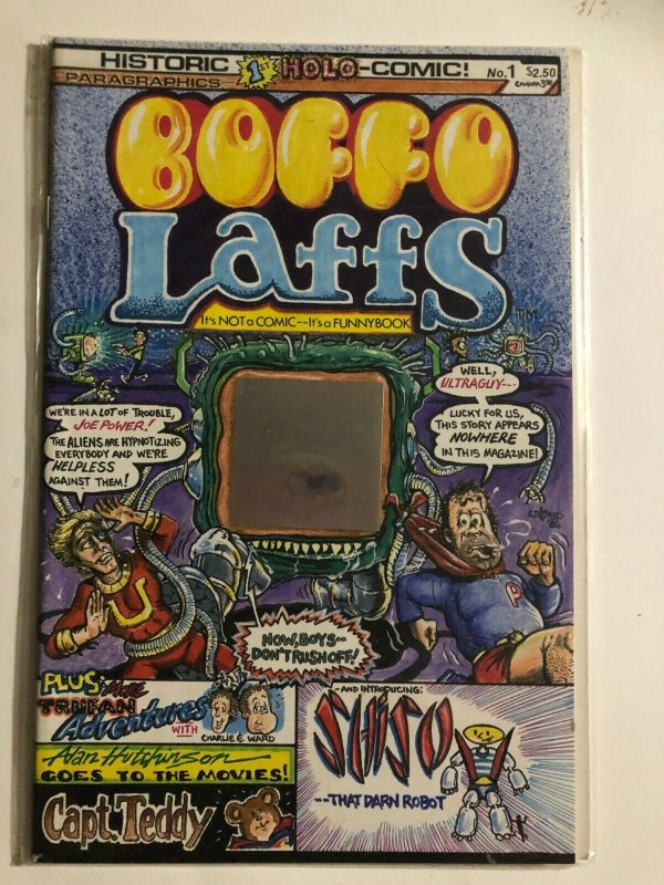 BOFFO LAFFS #1 PARAGRAPHICS / 1'ST HOLOGRAM COMIC / VF+/- / UNREAD