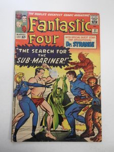 Fantastic Four #27 (1964) GD+ Condition see desc