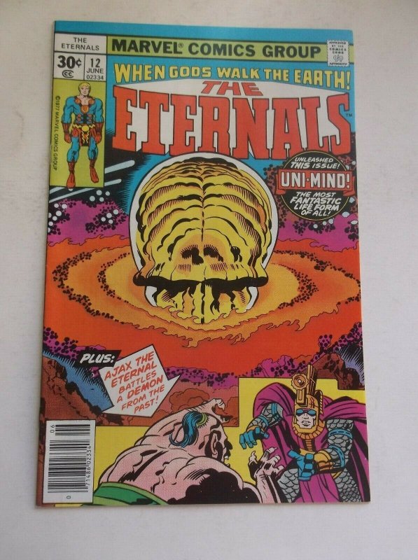 MARVEL: THE ETERNALS #12, 1ST APPEARANCE OF UNI-MIND, MCU PHASE 4, 1977, VF+!!! 