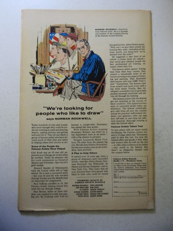 Sgt. Fury #35 (1966) VG+ Condition moisture stain bc