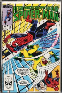 The Spectacular Spider-Man #86 (1984) Spider-Man