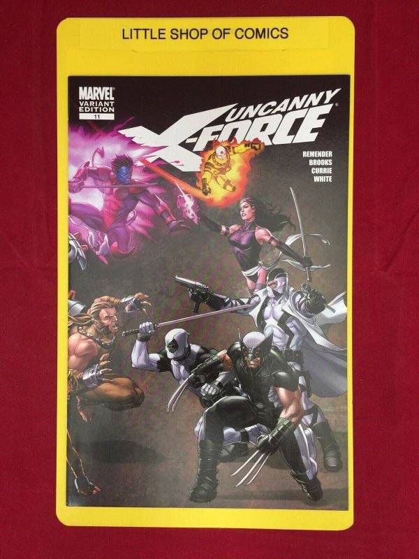 Uncanny X-Force #11 1:25 Mark Brooks Variant VFNM 2010
