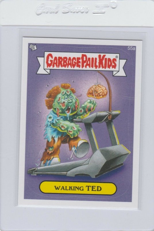 Garbage Pail Kids Walking Ted 55a GPK 2014 Series 1 trading card sticker