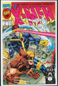X-Men #1 Wolverine and Cyclops Cover (1991) X-Men [Key Issue]
