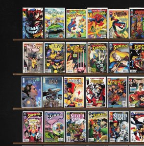Huge Lot 140+ Comics with Supergirl, The Sensational Spider-Man & More!
