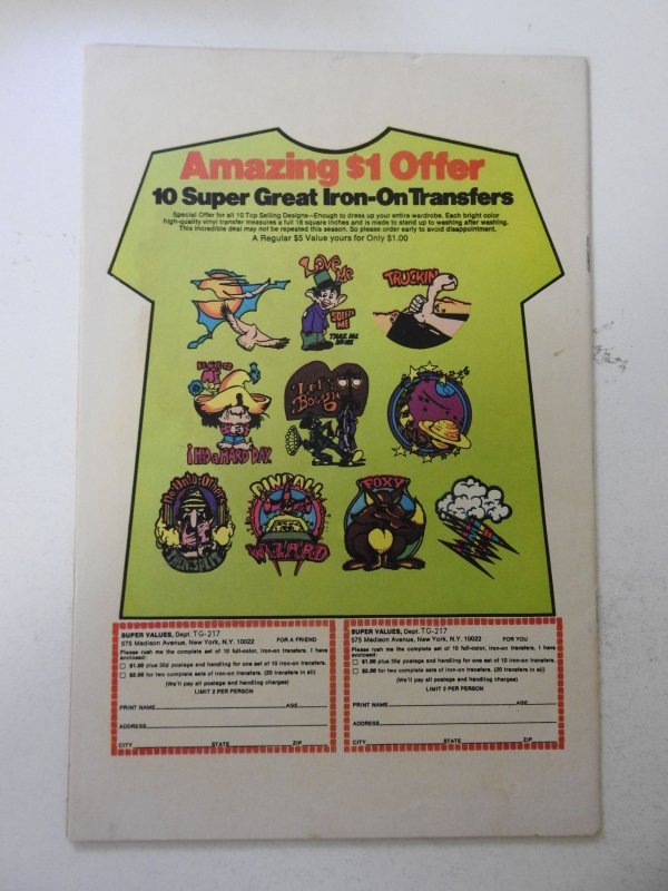 The Great Grape Ape #1 (1976) VG+ Condition centerfold detached bottom staple