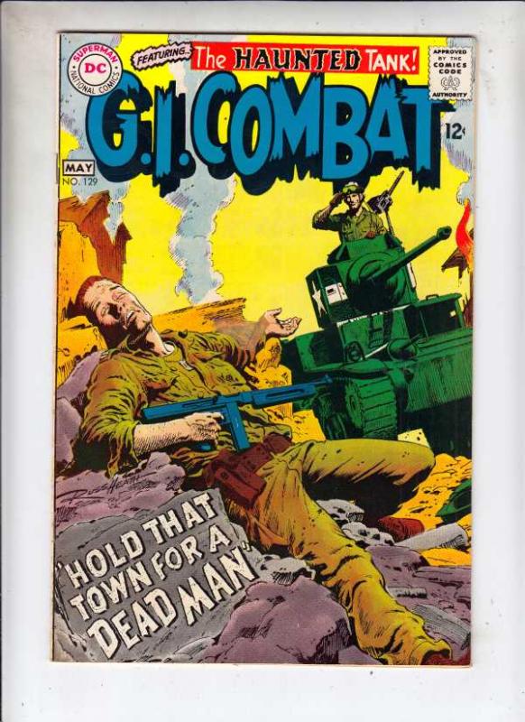 G.I. Combat #129 (May-68) FN/VF+ High-Grade The Haunted Tank