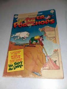 PETER PORKCHOPS #8 dc comics 1951 golden age funny animal cartoon precode 