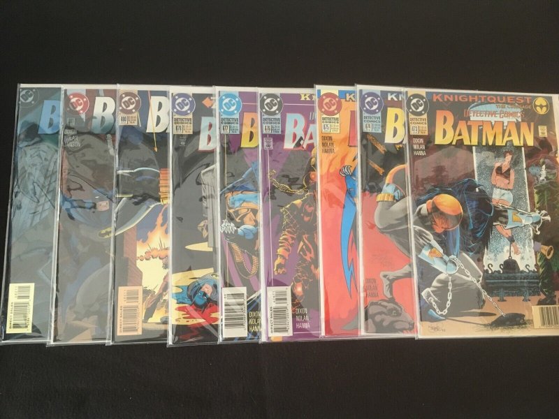 DETECTIVE COMICS #0, 667-678, 680, 681, 682 VFNM Condition