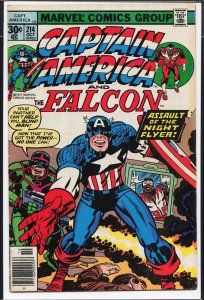 Captain America #214 (1977) Captain America and the Falcon