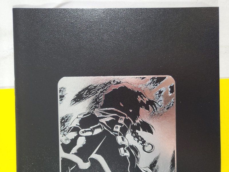 Kevin Lau Sketchbook Platinum Leather Edition Cover 2001 Harris Comics