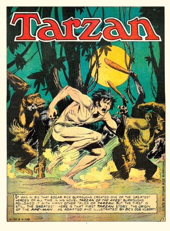 TARZAN Limited Collector's Edition #C-22 (Fall1973) 8.0VF HUGE! All KUBERT!