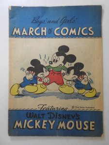 March of Comics #8 (1947) Starring Mickey Mouse!! Fair Condition!