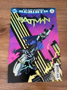 Batman # 6 NM- 1st Print Variant Cover Rebirth Universe Tim Sale 21 J370