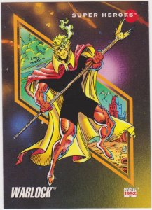 1992 Marvel Universe #36 Warlock