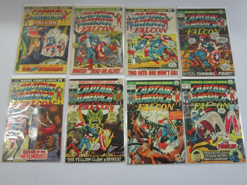 Captain America and The Falcon Comic Lot #150-222 (27 DIFF) 4.0 VG (1972 - 1978)