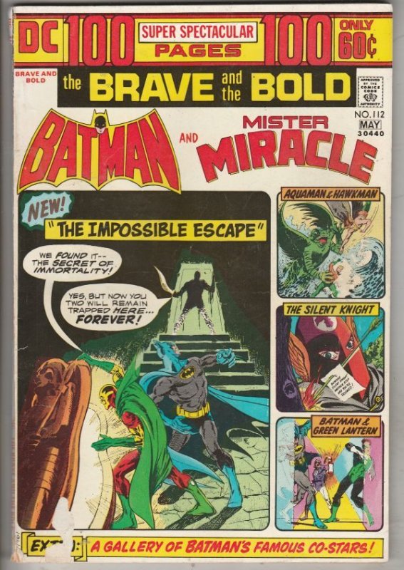 Brave and the Bold, The #112 (May-74) NM- High-Grade Batman