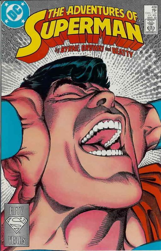 Adventures of Superman #438 VF/NM; DC | save on shipping - details inside