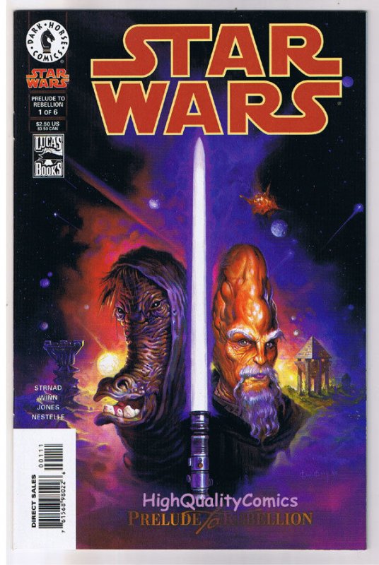 STAR WARS #1, NM-, Prelude to Rebellion, Jan Strnad, 1998, more SW in store