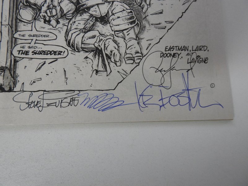 Teenage Mutant Ninja Turtles #10 (1987) Signed Eastman/Laird++ NM- Condition!