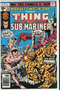 Marvel Two-in-One #28 (1977) Namor the Sub-Mariner