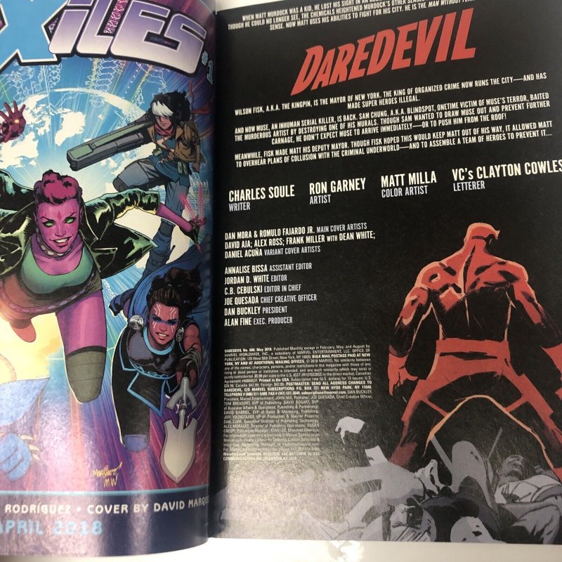 Daredevil (2018) # 600 (NM) Variant Cover • Charles Soule • Ron Garney