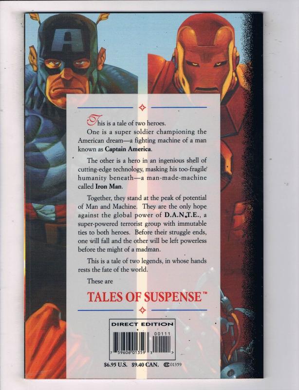 Tales of Suspense “Men & Machines” Iron Man Capt America Marvel Comic Book HH1