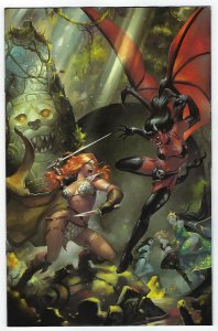 Red Sonja Age Of Chaos # 1 Hetrick Virgin 1:25 Variant Dynamite
