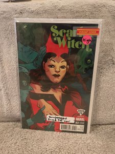 Scarlet Witch #1 Fried Pie Cover (2016) (sealed)