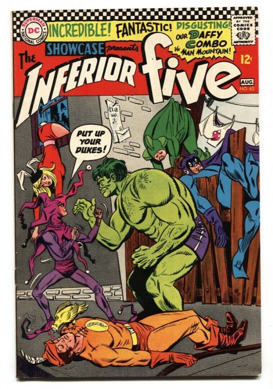 SHOWCASE #63-INFERIOR FIVE-Hulk parody-1966-DC VF-