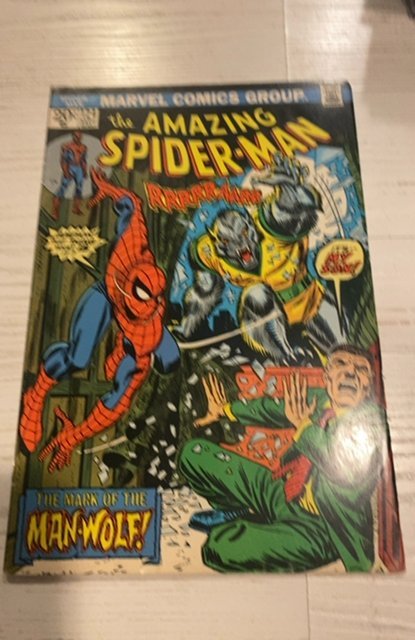 The Amazing Spider-Man #124 (1973)1st man wolf app