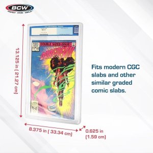 BCW Graded Slab Bumpers Comic Translucent