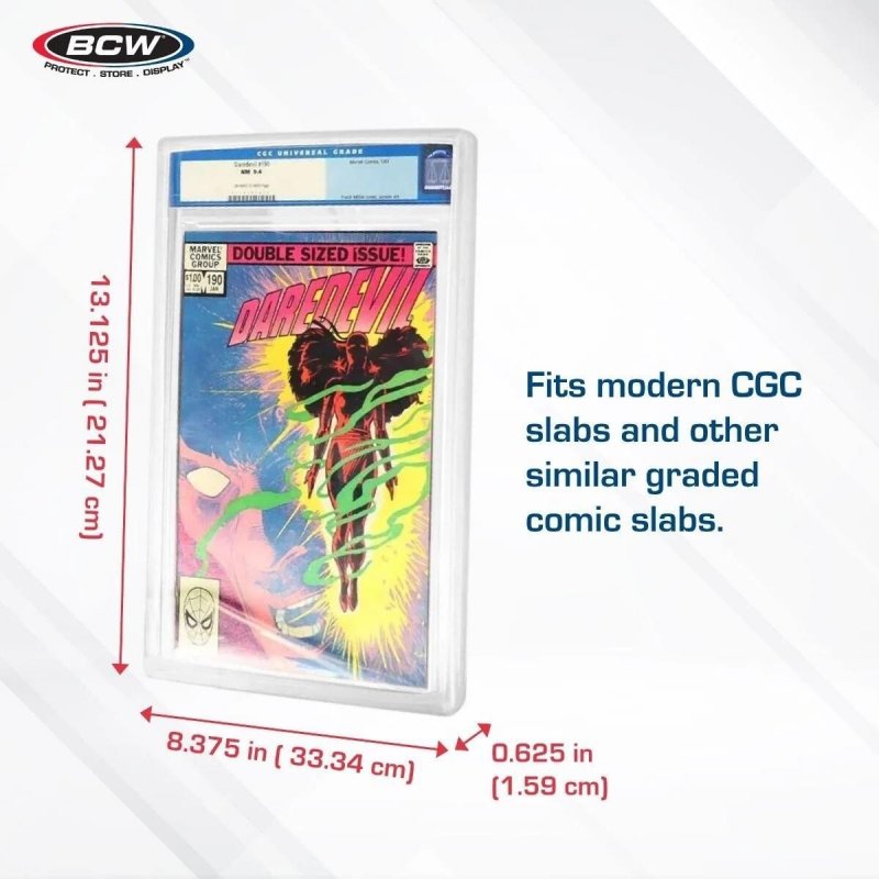 BCW Graded Slab Bumpers Comic Translucent