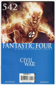 Fantastic Four #540-543 - Civil War Crossover 2007 (8.5-9.2)