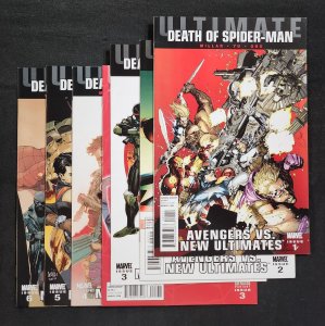 Ultimate Avengers vs New Ultimates 7PC #1-6 + #3 2nd Print Var (9.2ob) 2011