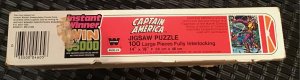 Captain America Jigsaw Puzzle, 1981, Complete