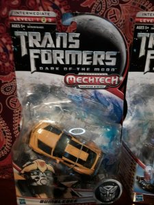 2X Transformers dark of the moon Mechtech  LUNAFIRE OPTIMUS PRIME Bumblebee