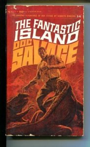 DOC SAVAGE-THE FANTASTIC ISLAND-#14-ROBESON-G-COVER JAMES BAMA- G 