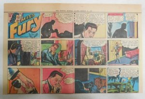 Miss Fury Sunday #382 by Tarpe Mills 3/26/1950 Size: 11 x 15  Very Rare Year #10