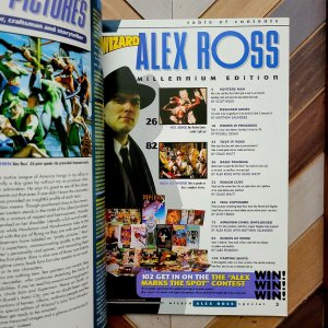 Wizard ALEX ROSS Special (1999) VF+ *Signed by Alex Ross* Millennium Edition SC