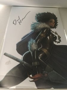 2022 White Anniversary Marvel Black Panther Shuri Virgin Variant #1 Signed