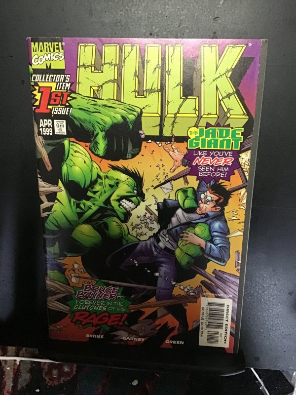 Hulk #1 (1999) Wraparound gate-fold cover! John Byrne! NM- Wow!