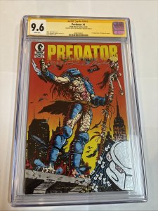 Predator (1989) # 1 (CGC 9.6 SS) Signed & Sketch Sam De La Rosa • 1st Print