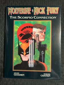 1989 WOLVERING NICK FURY Scorpio Connection by Chaykin HC/DJ VF+/VF- 1st Marvel